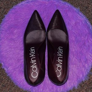 Maroon Calvin Klein Heels